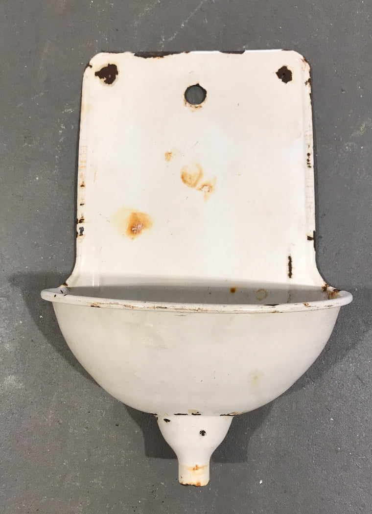 Vintage European Enamel  Wall Fountain #3465 B