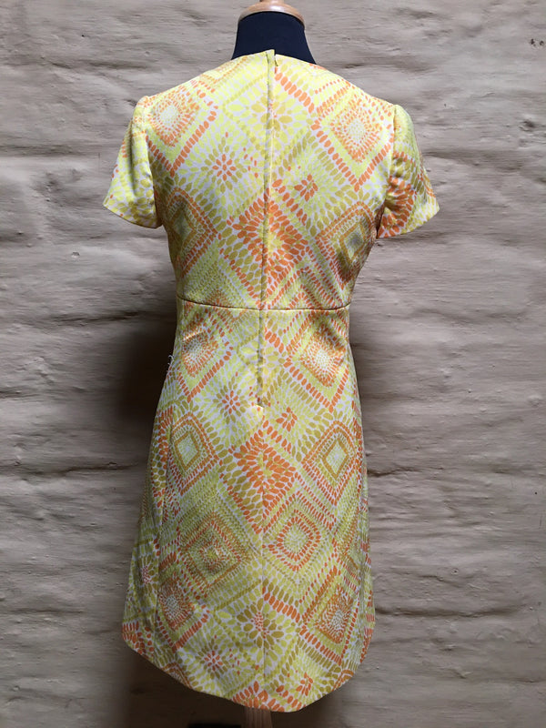 60/ 70s Dress #C046  FREE AUS POSTAGE