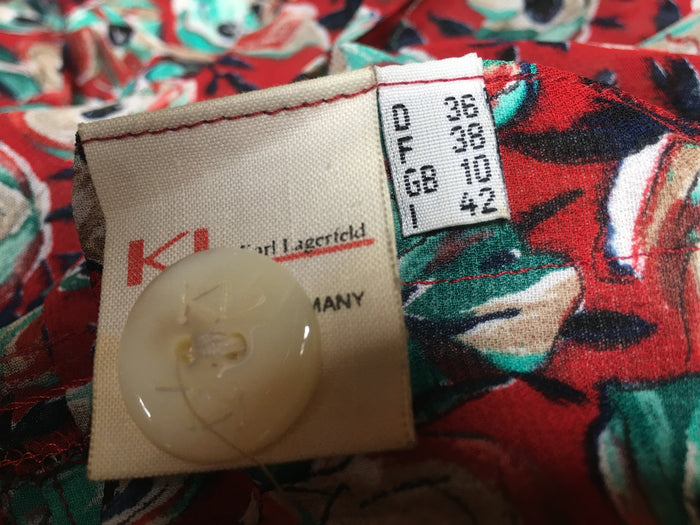 Karl Lagerfeld  Vintage 80s Dress #C051  FREE AUS POSTAGE