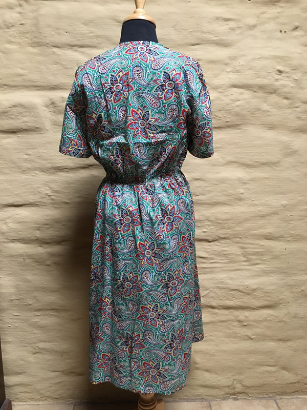 Vintage 40s Dress #C056  FREE AUS POSTAGE