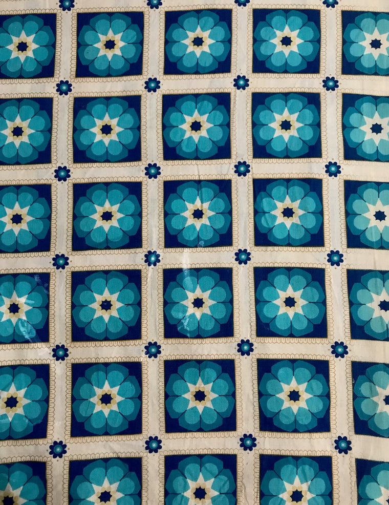 Vintage  Curtain  #F238A  FREE AUS POSTAGE