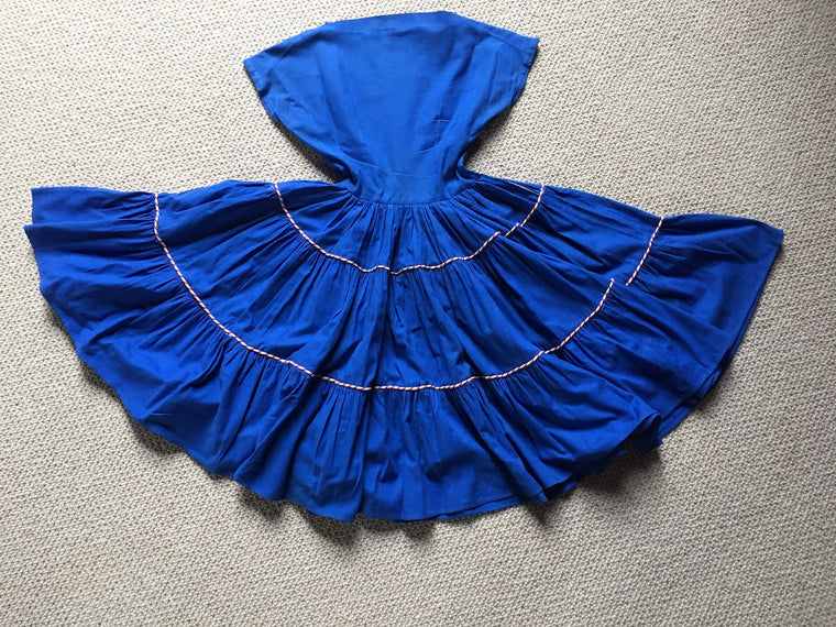 Vintage 50s Dress #C058  FREE AUS POSTAGE