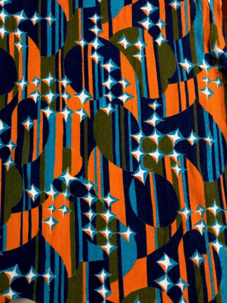 Vintage Terry Towelling Curtain   #F244 FREE AUS POSTAGE
