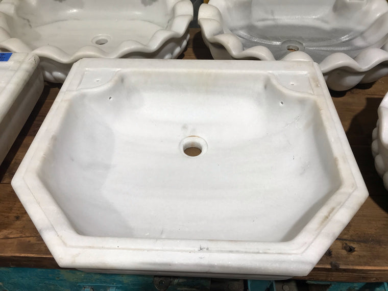 Vintage Turkish Marble Sink  #3483 B