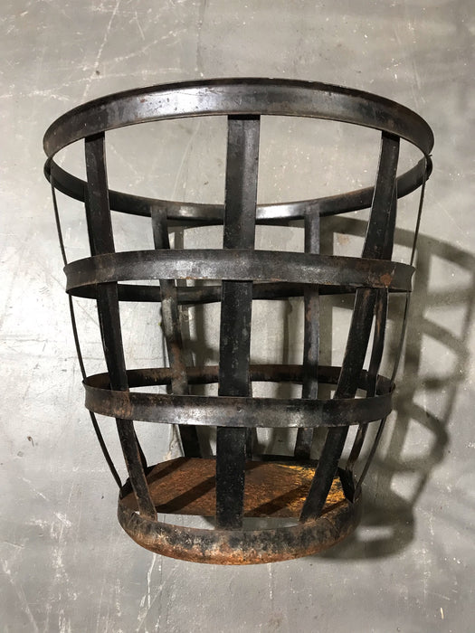 Vintage European Metal Crate/ Basket  #3487 B