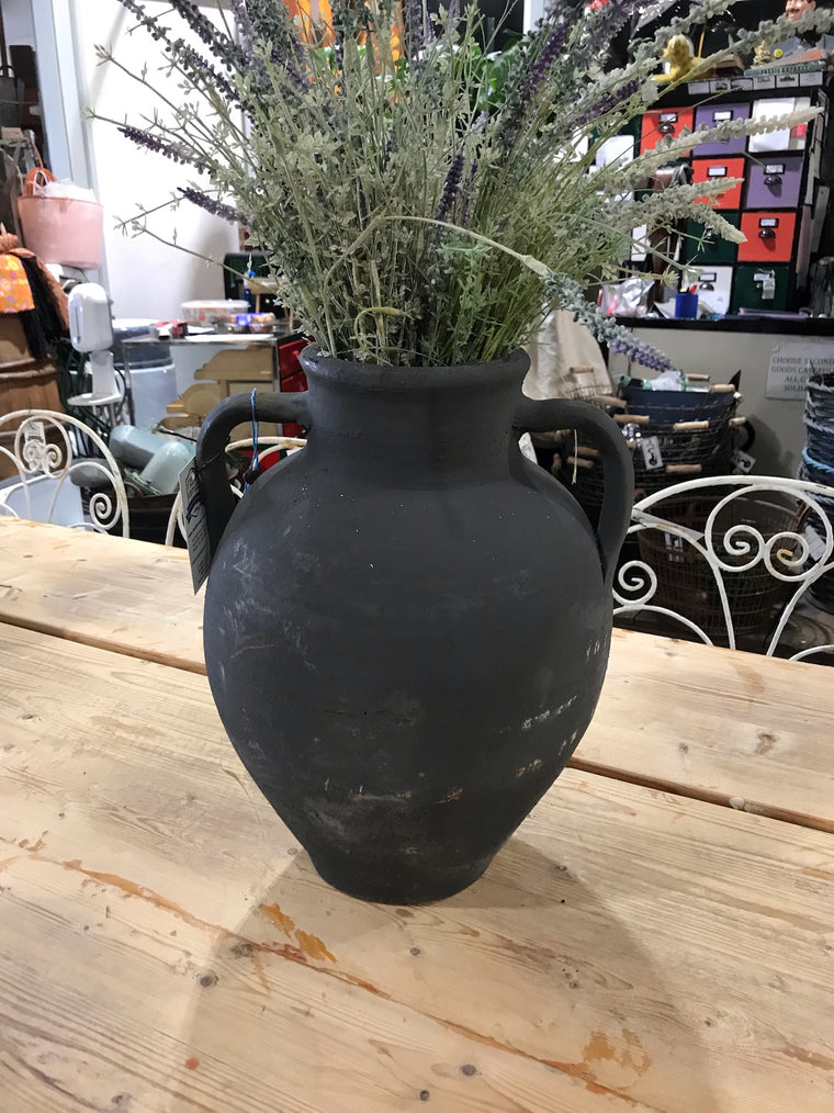 Vintage Turkish Terracotta Pot #3490 A