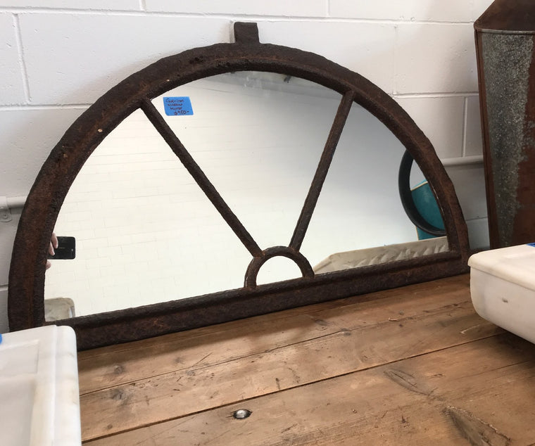 industrial European cast iron window mirror #3113/c