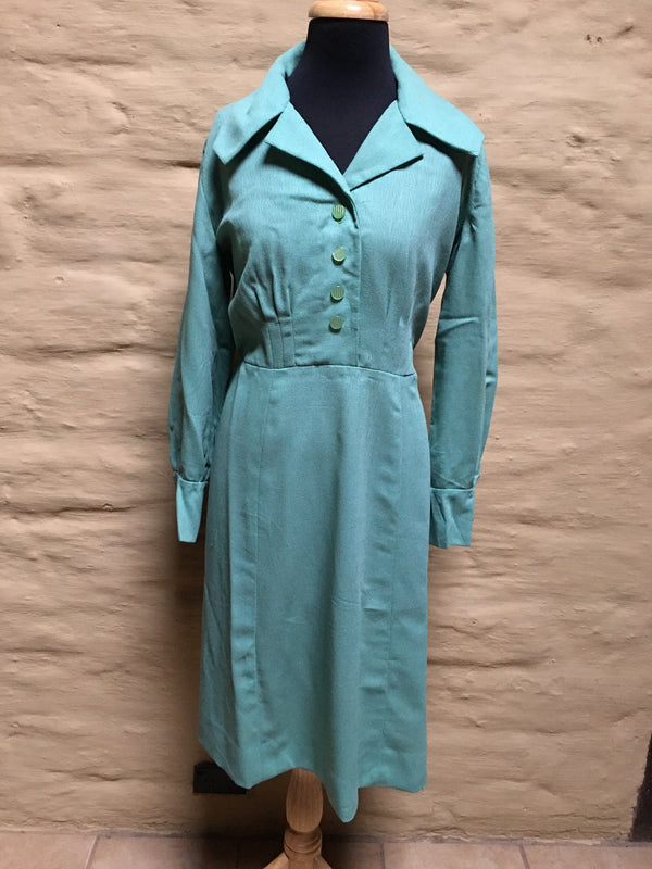 Vintage 50s Dress  #C072  NQR  FREE AUS POSTAGE