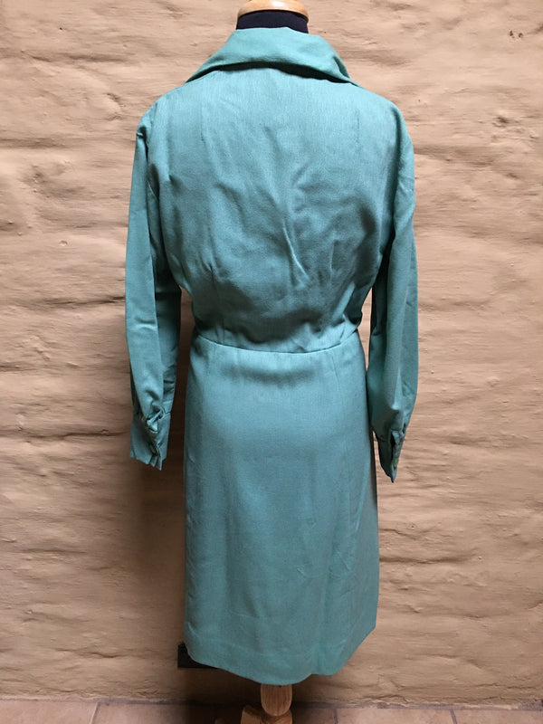 Vintage 50s Dress  #C072  NQR  FREE AUS POSTAGE