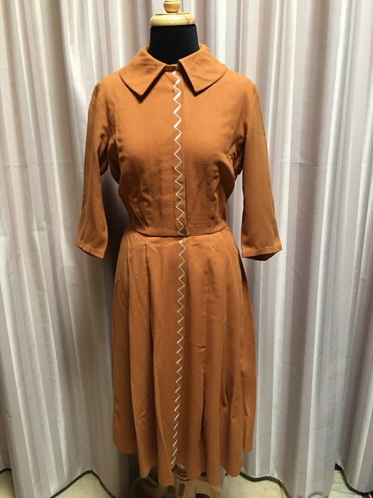 Vintage 50s Dress  #C077 NQR  FREE AUS POSTAGE