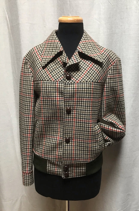 Vintage Short Tweed Jacket  #C177 FREE AUS POSTAGE