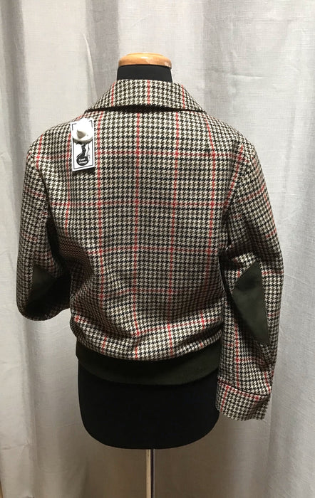 Vintage Short Tweed Jacket  #C177 FREE AUS POSTAGE