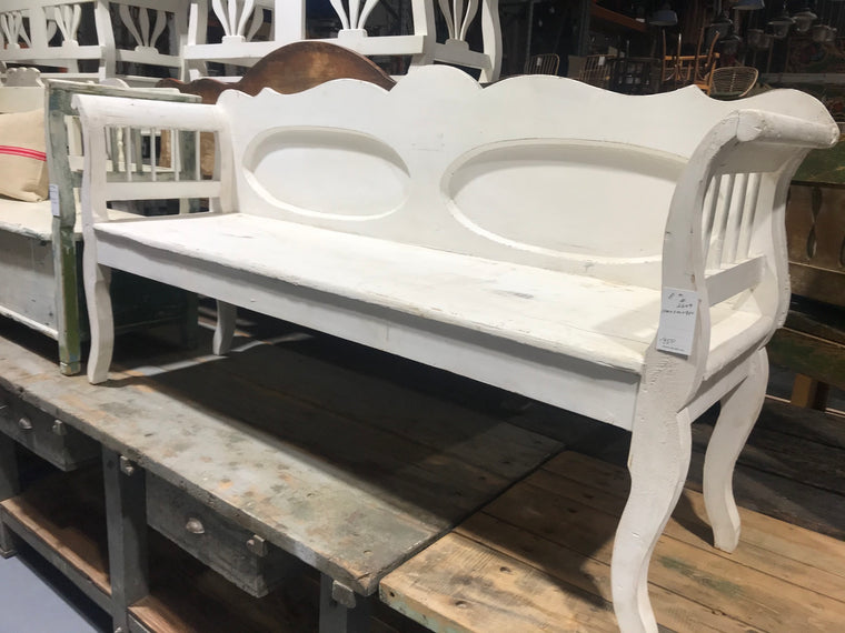 Vintage European wooden kitchen box bench seat 1.8 mt #2609