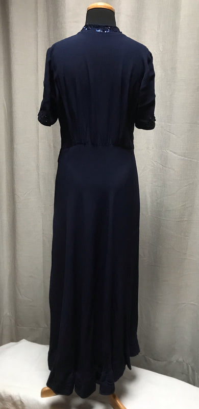 Vintage 1940s  Dress #C188 FREE AUS POSTAGE