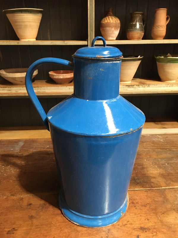 Vintage European Enamel  Water/Oil Jug  #2783
