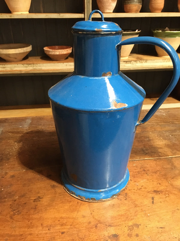 Vintage European Enamel  Water/Oil Jug  #2783