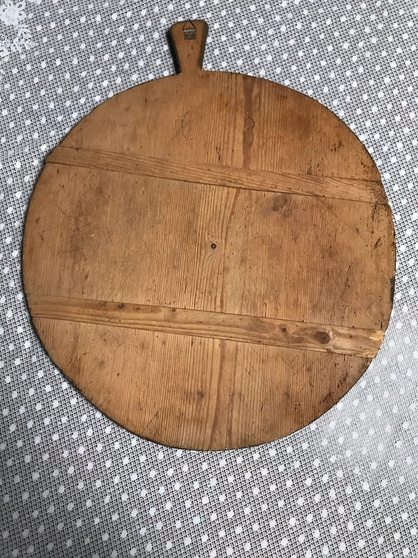 Vintage French Hand painted Breadboard Board #3496 A