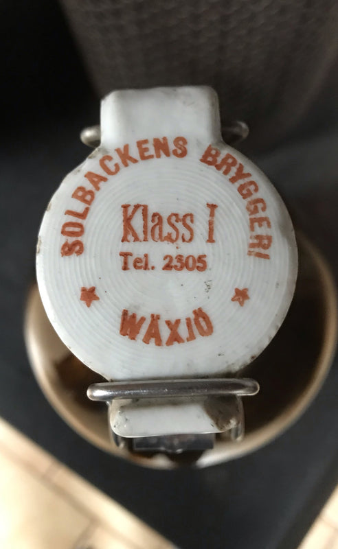 Vintage  Swedish Cider Bottle  #3499A