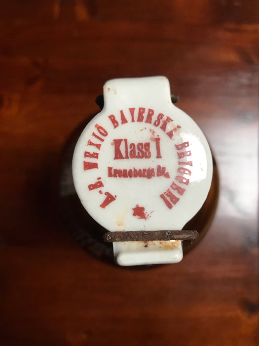 Vintage  Swedish Cider Bottle  #3499C