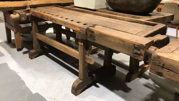 Vintage European Carpenters Workbench 1920s #3520A