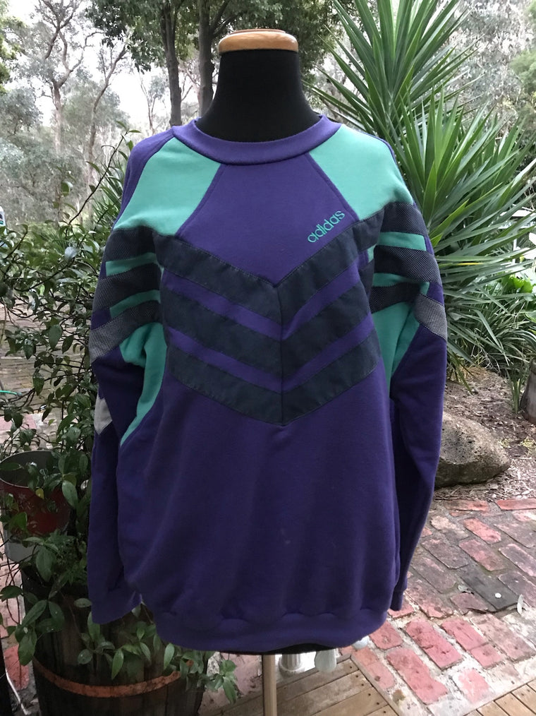 Vintage Adidas Sweatshirt   #C239  FREE AUS POSTAGE