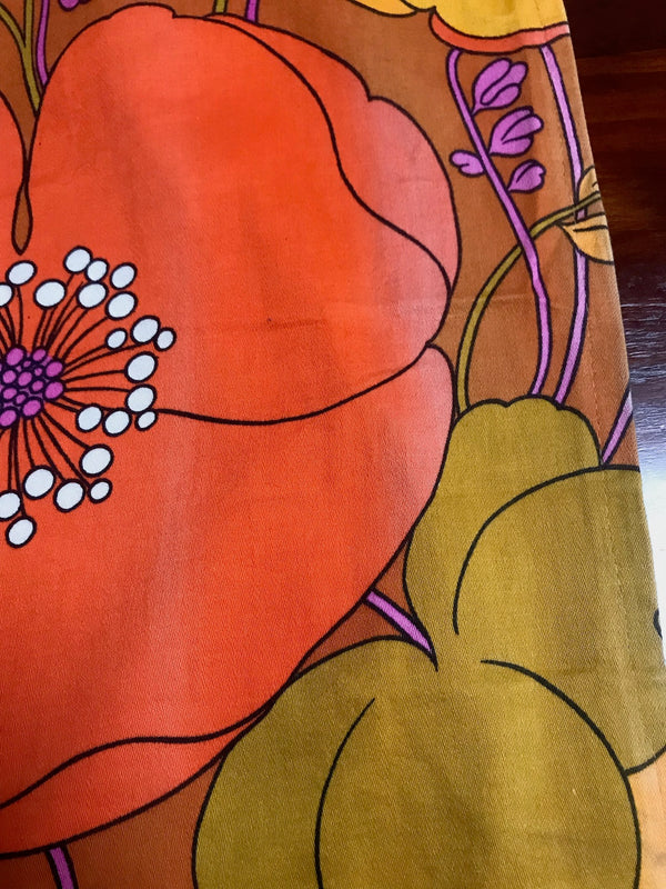 Vintage  Curtain  #F296  FREE AUS POSTAGE