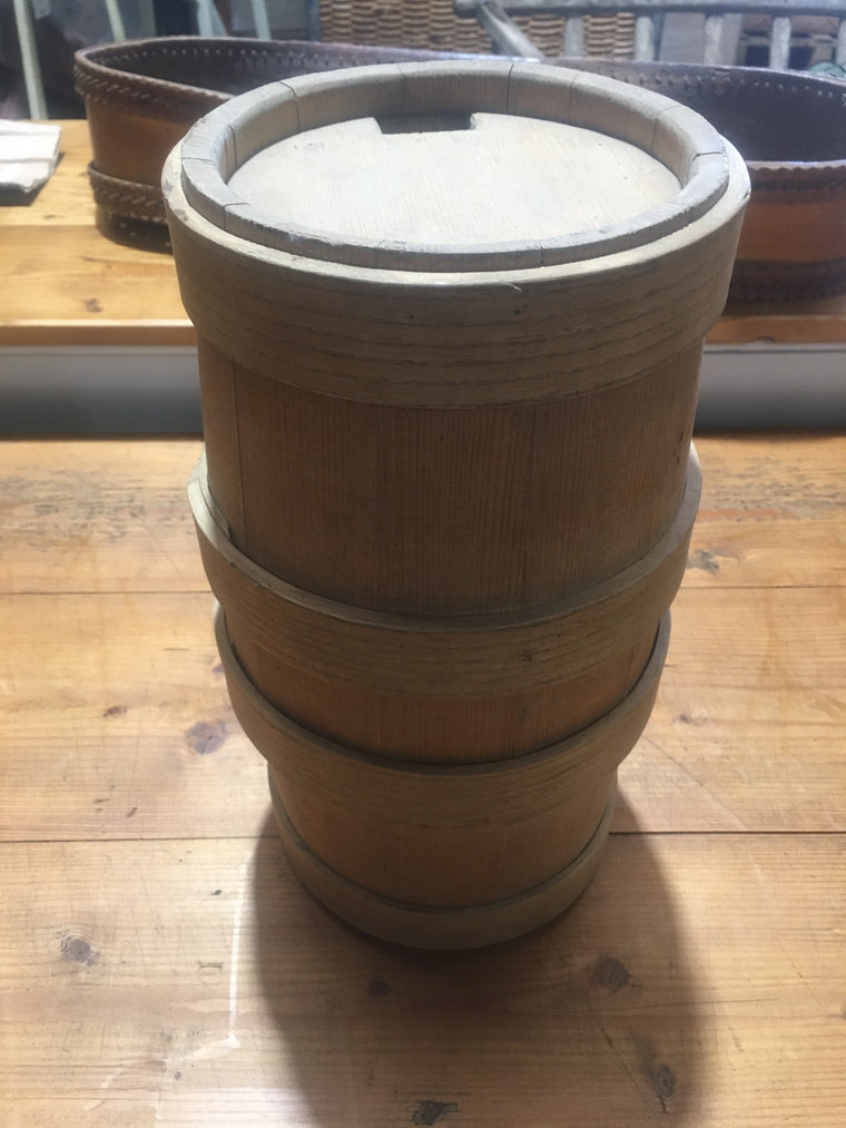 Vintage  European Wooden Churn #2876
