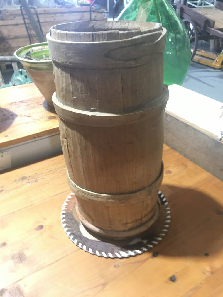 Vintage  European Wooden Churn #2891