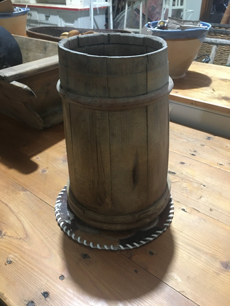 Vintage  European Wooden Churn #2892