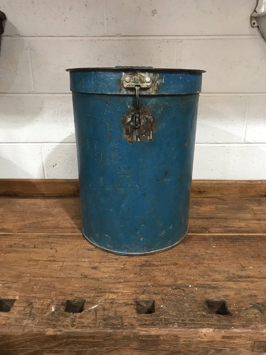 Vintage Metal Storage Bin #3524A