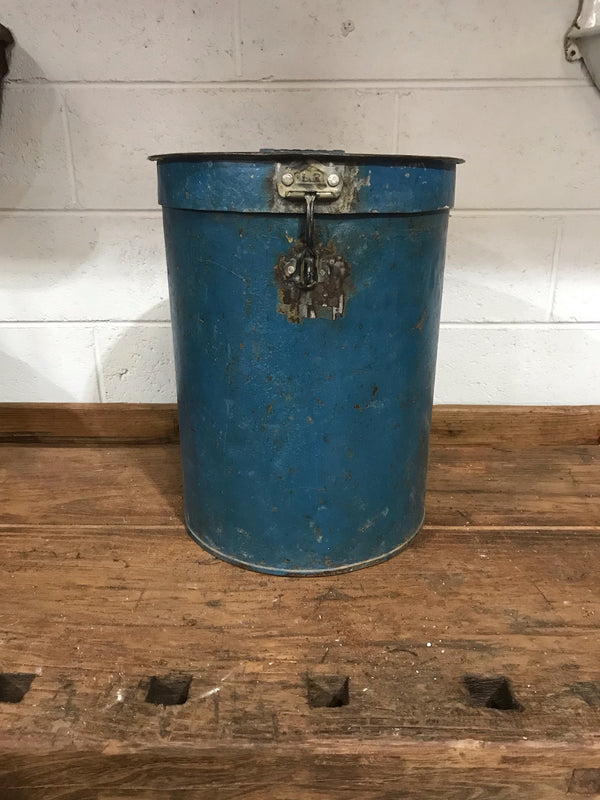 Vintage Metal Storage Bin #3524A