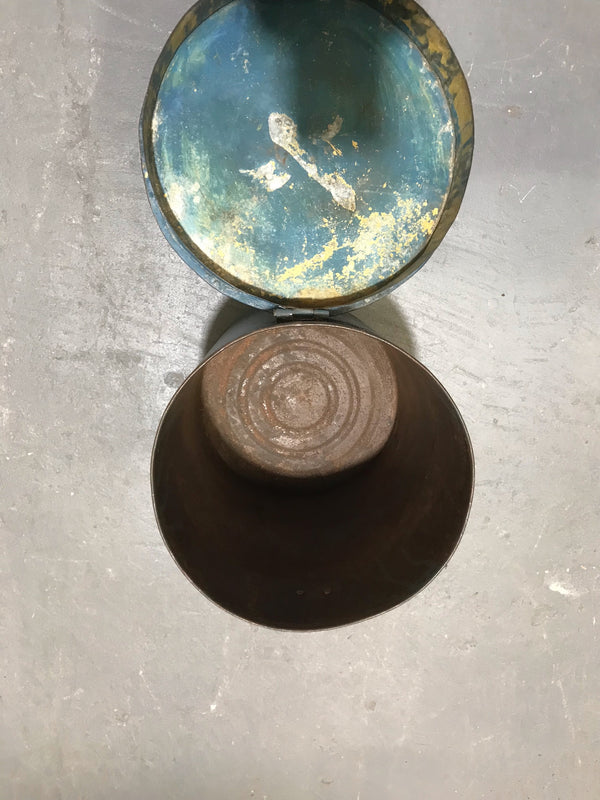 Vintage Metal Storage Bin #3524A