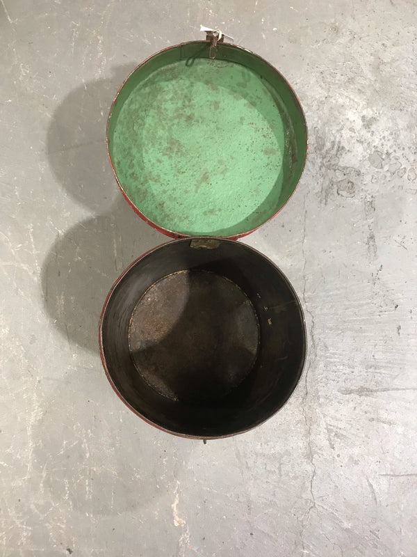 Vintage Metal Storage Bin #3524B