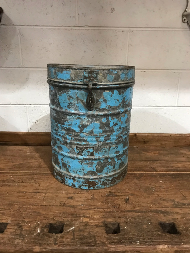 Vintage Metal Storage Bin #3524D