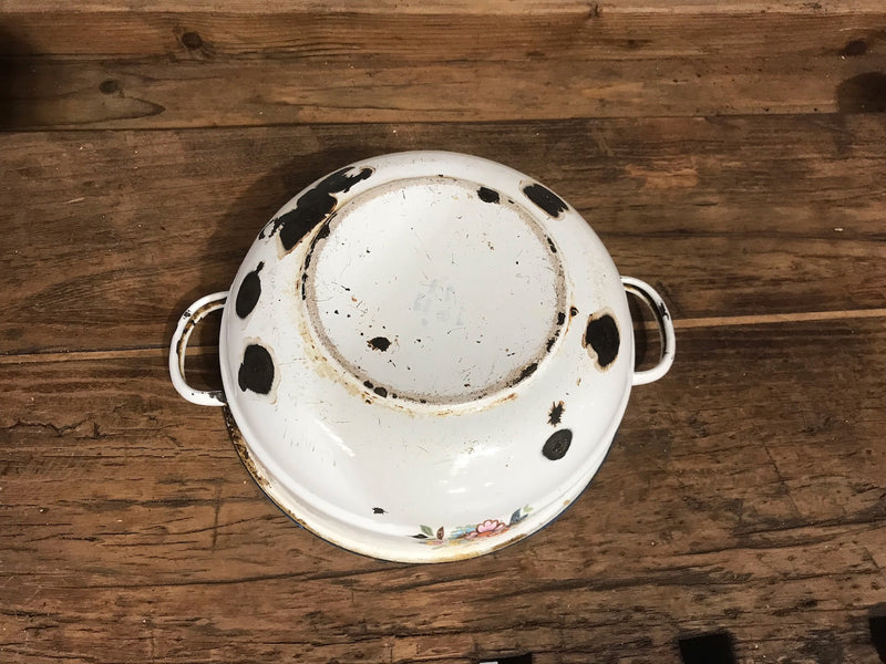 Vintage  European Enamel  Bowl  #3527A