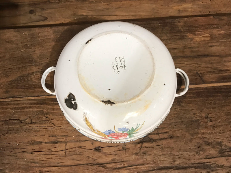 Vintage  European Enamel  Bowl  #3527B