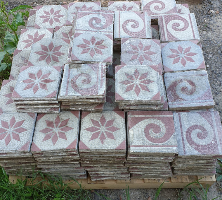 Vintage Spanish Floor Tiles sold per sq meter# 3496