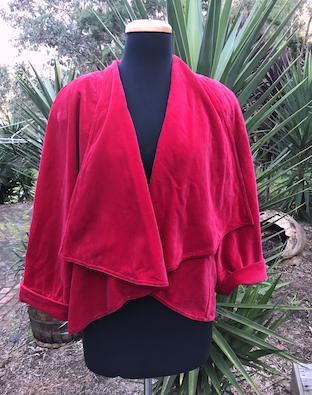 Vintage Velvet  Jacket  #C243  FREE AUS POSTAGE