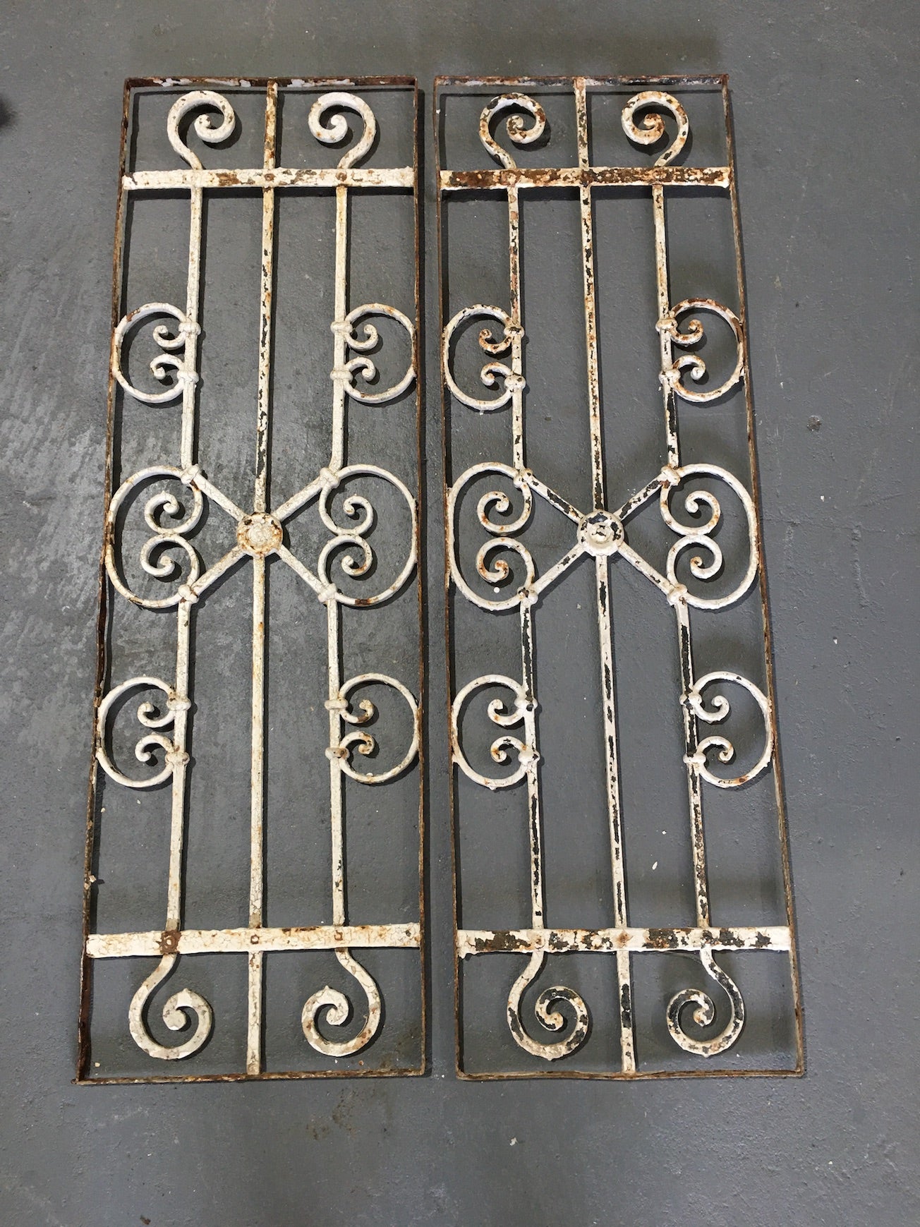 Vintage  European  Wrought-Iron Panels #2917