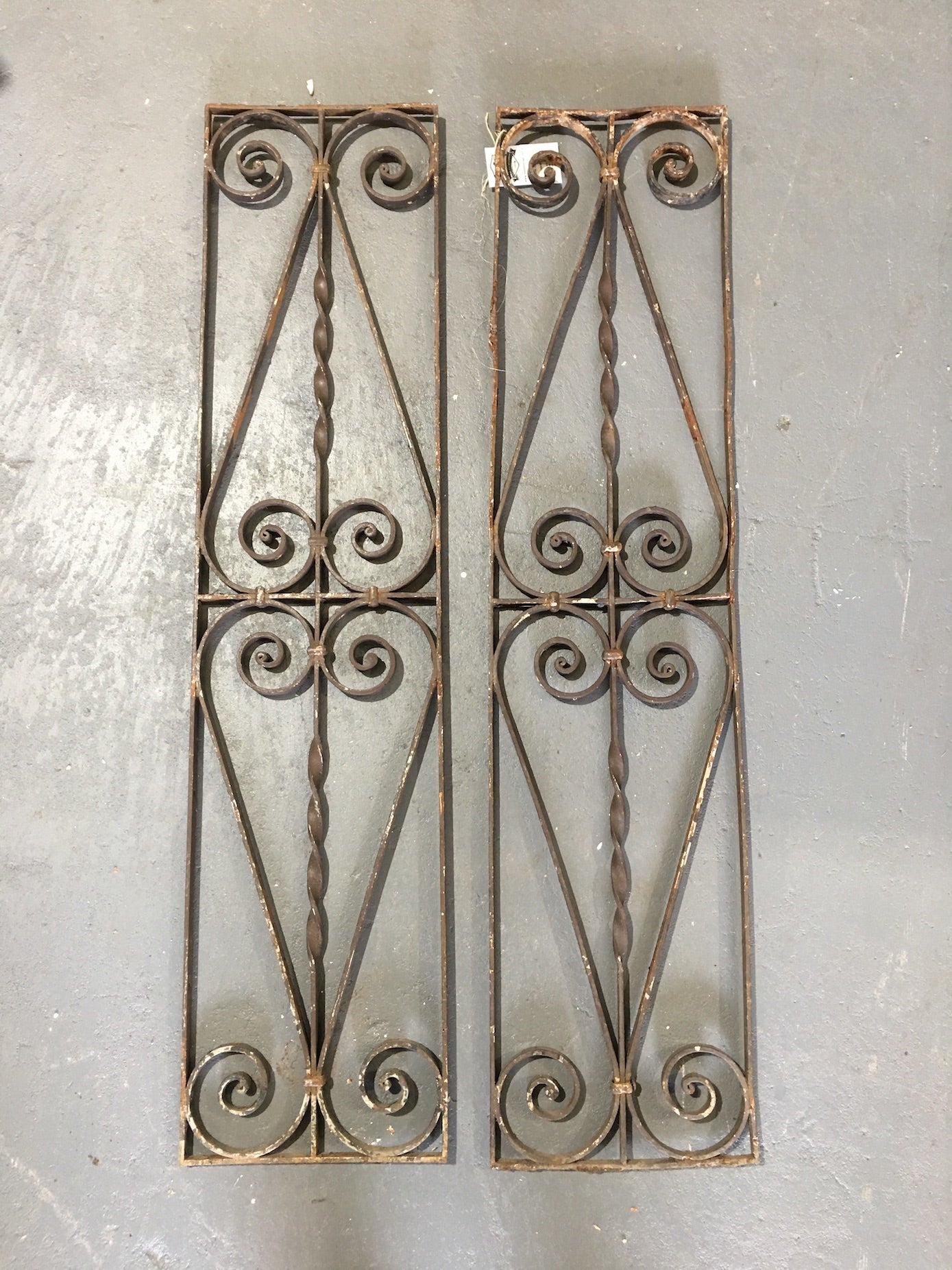 Vintage  European  Wrought-Iron Panels #2918