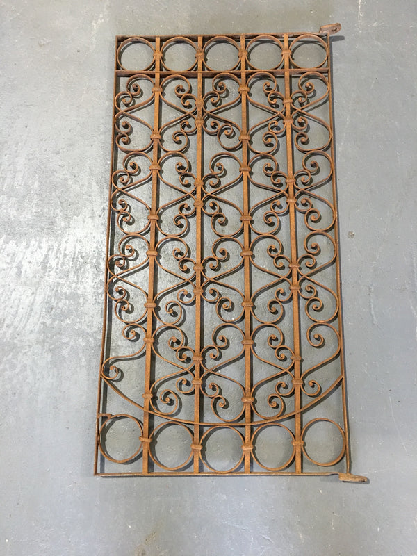 Vintage  European  Wrought-Iron Panel #2922