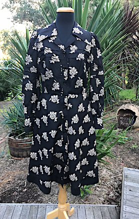 1970s Dress #C247  FREE AUS POSTAGE