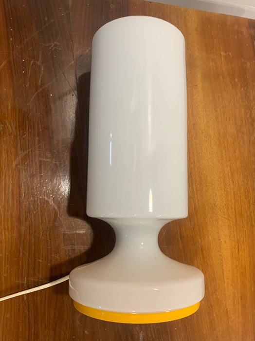 Mid Century  Stepan Tapery  Opaline Glass  Table  Lamp  #3845  Byron
