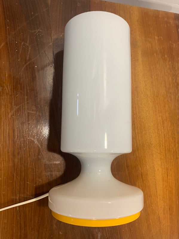 Mid Century  Stepan Tapery  Opaline Glass  Table  Lamp  #3845  Byron