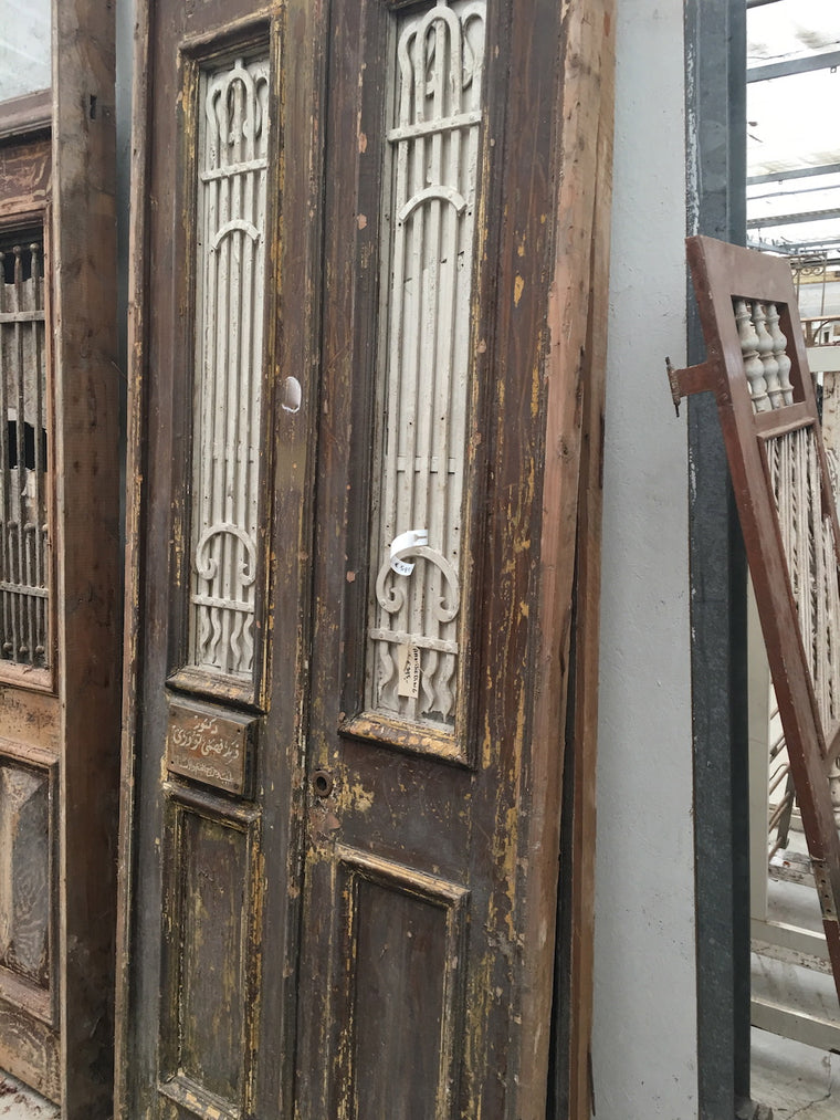 Vintage industrial Egyptian door #1527