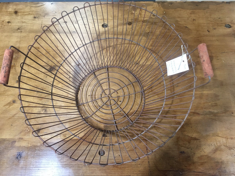 Vintage European Potato Picking Basket  #2937-4