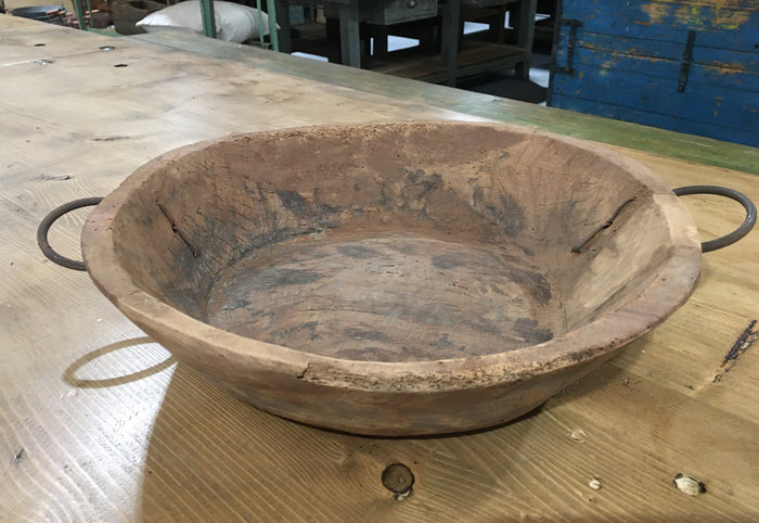 Vintage European Wooden  Bowl  #2938