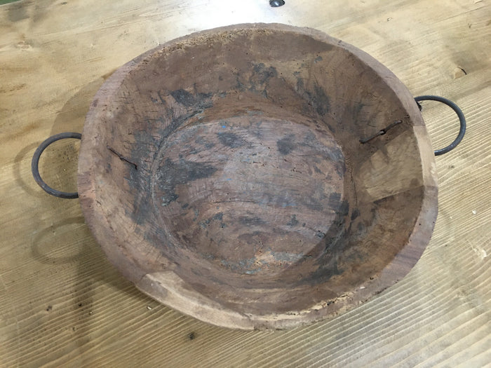 Vintage European Wooden  Bowl  #2938