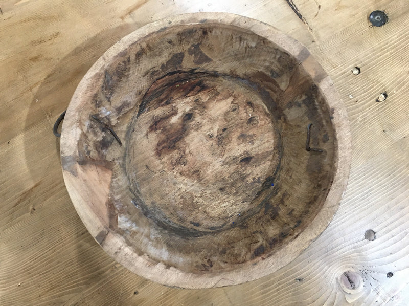 Vintage European Wooden  Bowl  #2939