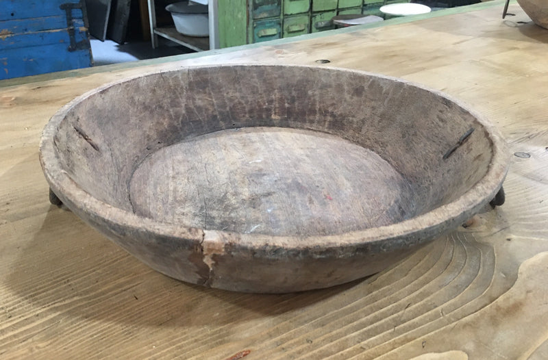 Vintage European Wooden  Bowl  #2940
